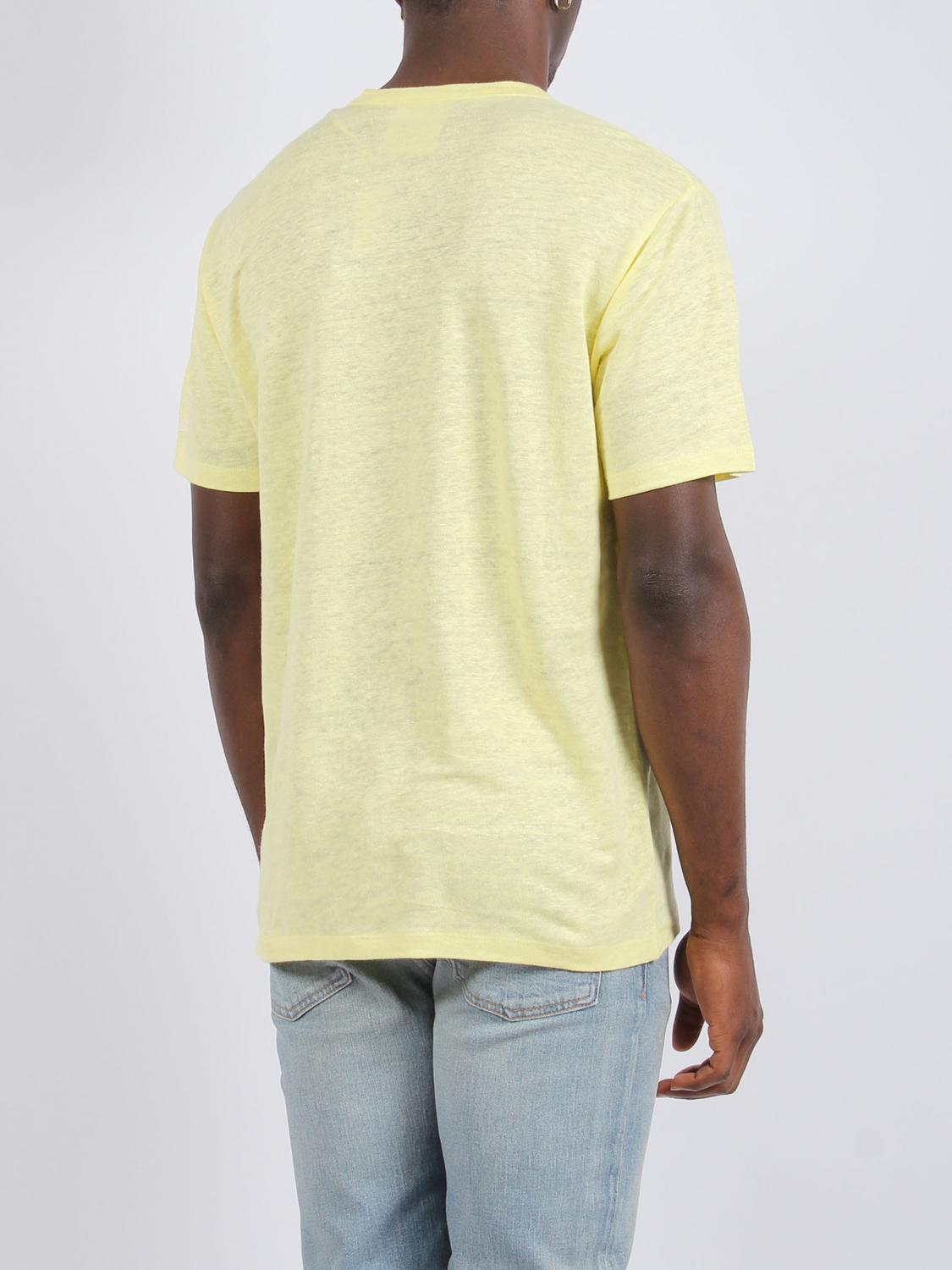 MC2 SAINT BARTH T-SHIRT: T-shirt MC2 Saint Barth in lino , Giallo - Img 2