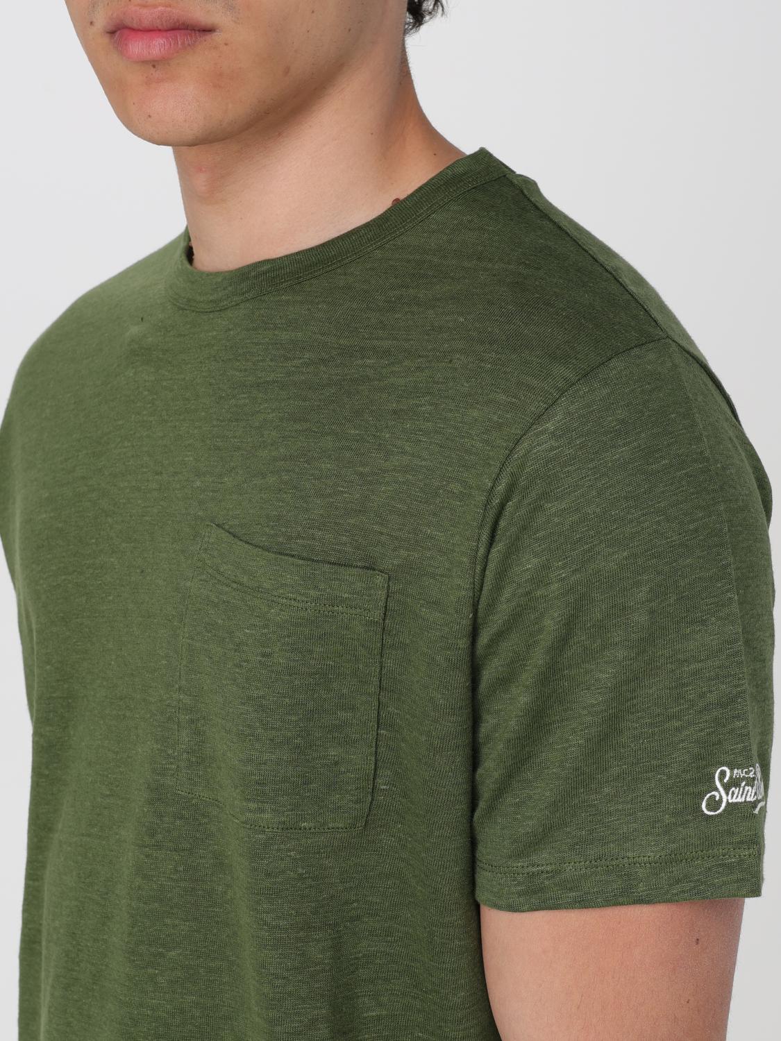 MC2 SAINT BARTH T-SHIRT: T-shirt men Mc2 Saint Barth, Military - Img 3