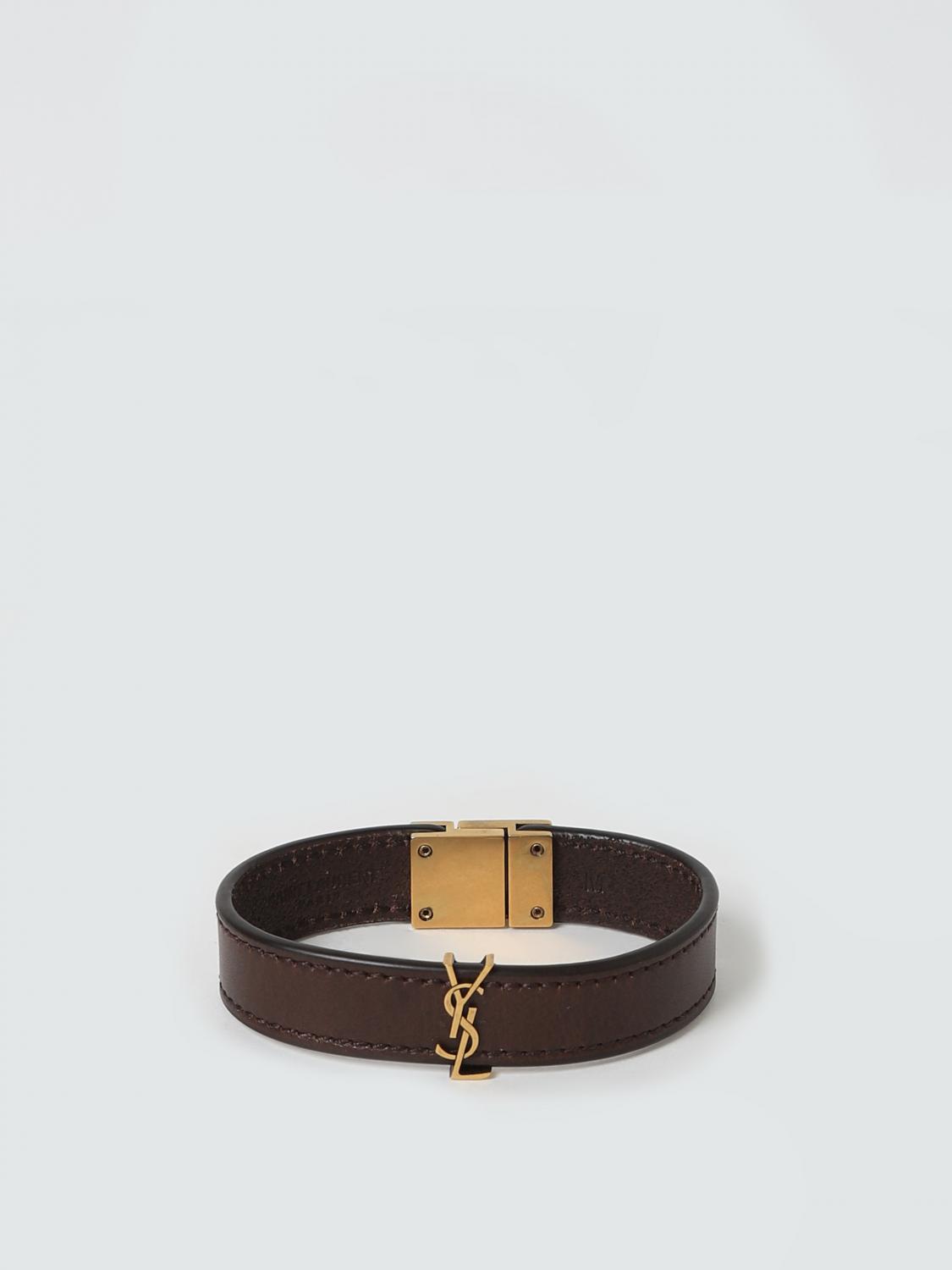 SAINT LAURENT JOYA: Joya hombre Saint Laurent, Marrón - Img 1