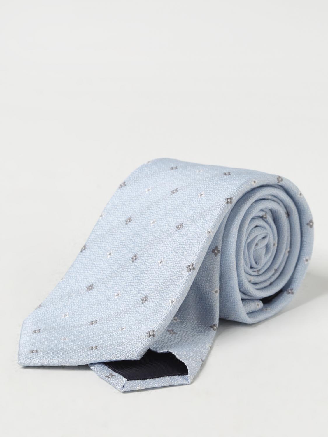TAGLIATORE TIE: Tie men Tagliatore, Gnawed Blue - Img 1