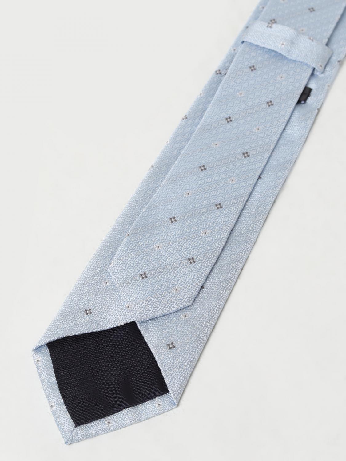 TAGLIATORE TIE: Tie men Tagliatore, Gnawed Blue - Img 2