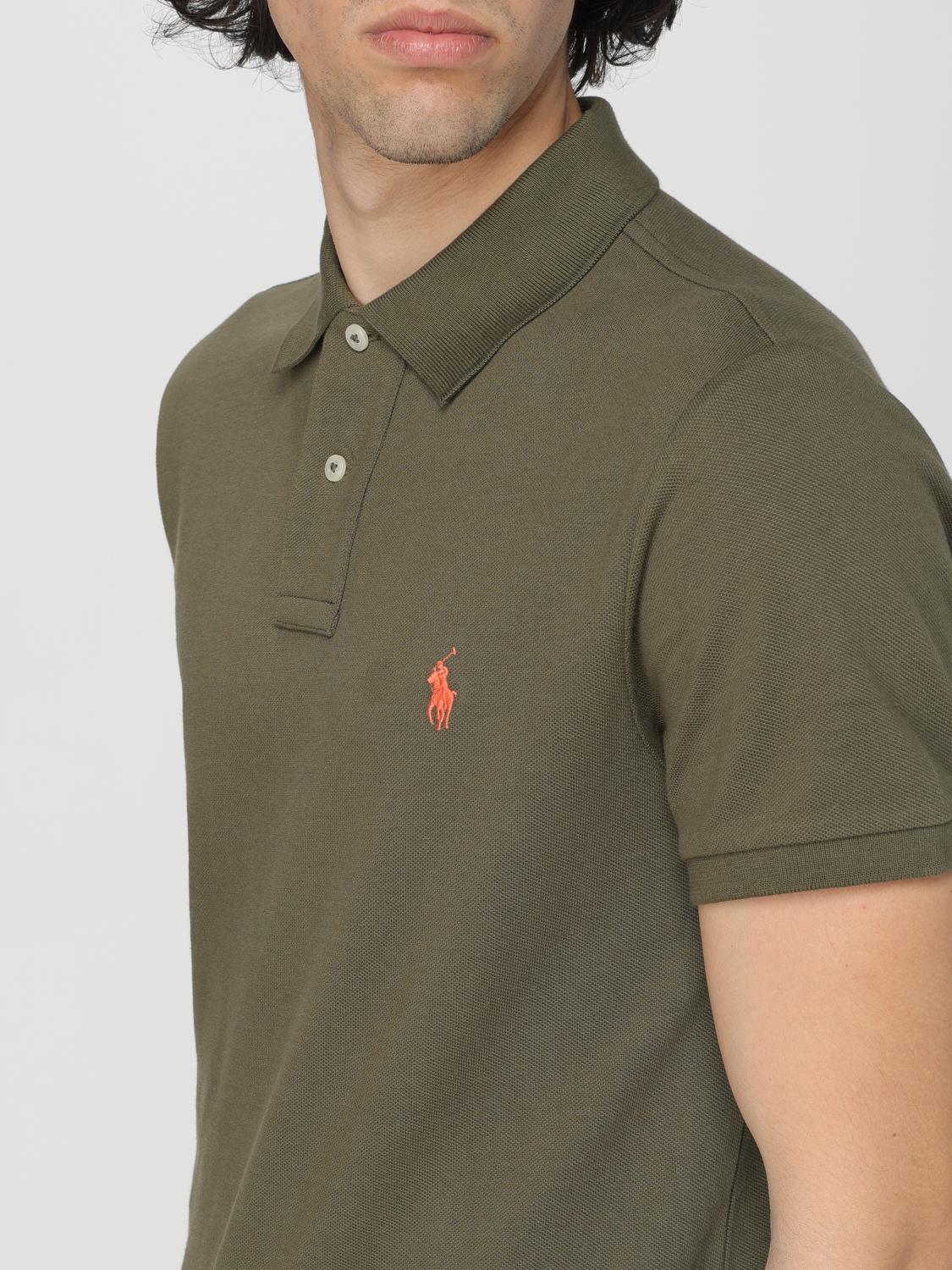 Polo Ralph Lauren Polo shirt men - Olive | 710795080017 | GIGLIO.COM