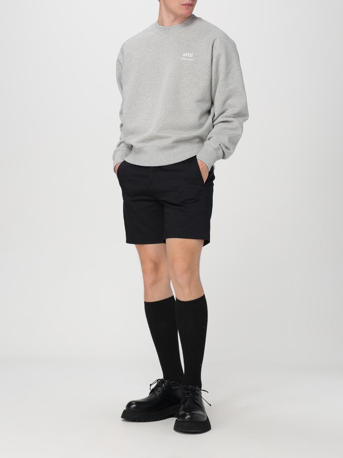 AMI PARIS SHORTS: Short men Ami Paris, Black - Img 2