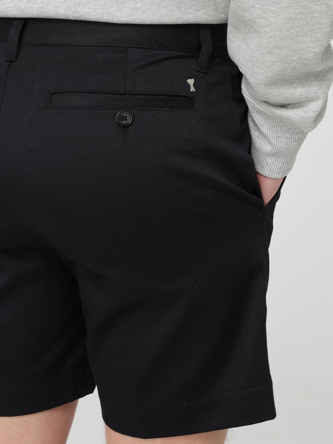 AMI PARIS SHORTS: Short men Ami Paris, Black - Img 4