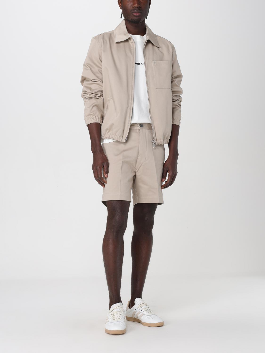 AMI PARIS SHORTS: Short men Ami Paris, Beige - Img 2