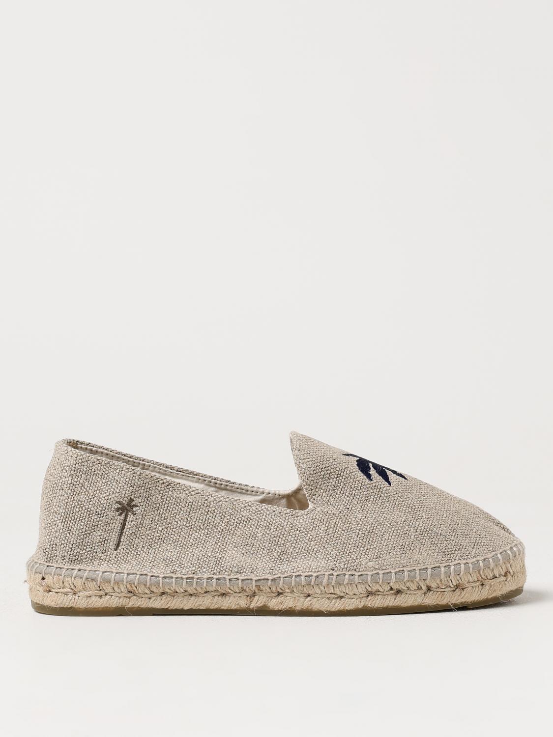 MANEBI ESPADRILLAS: Espadrillas Manebi in canvas con logo ricamato , Beige - Img 1
