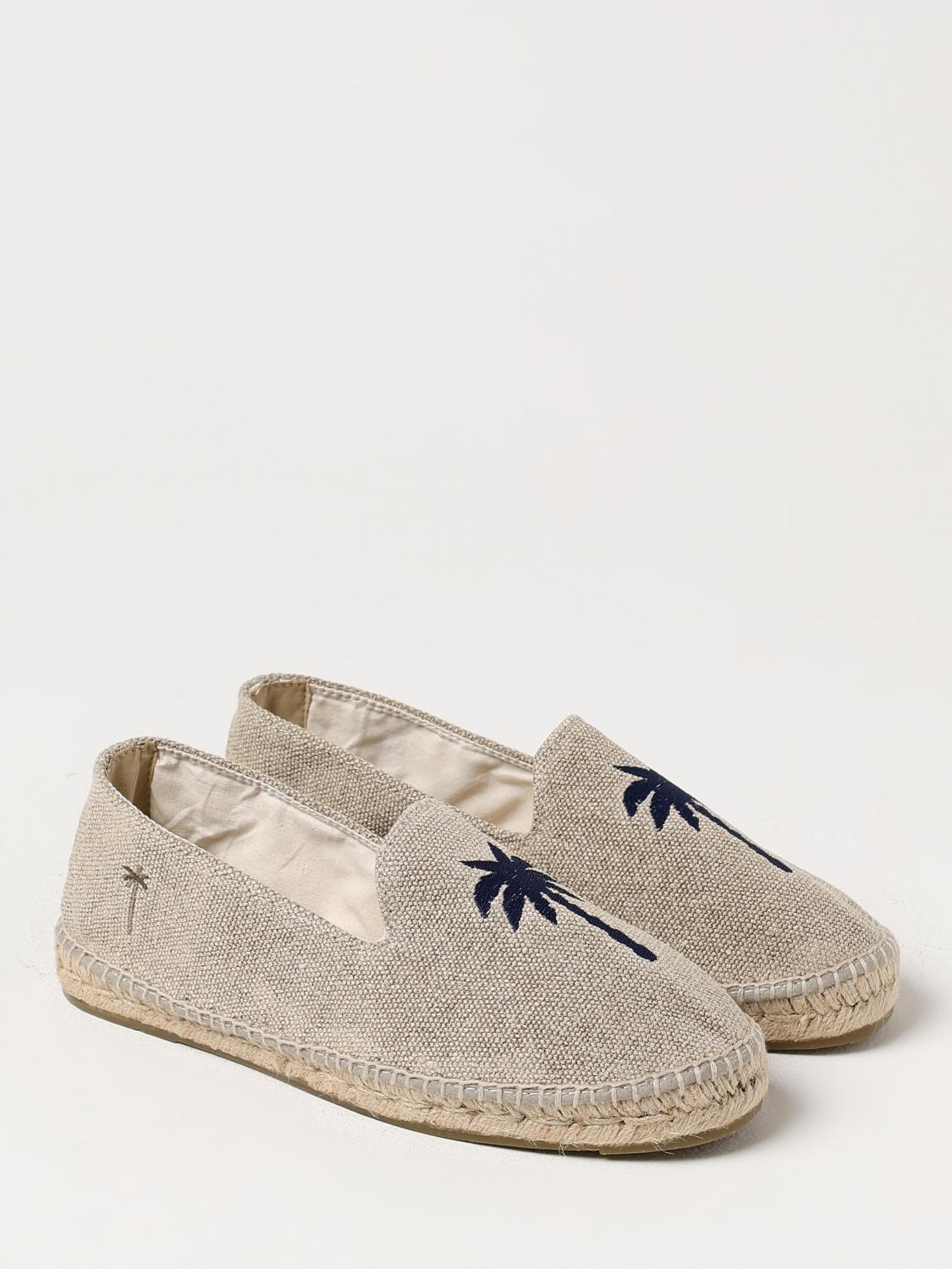MANEBI ESPADRILLAS: Espadrillas Manebi in canvas con logo ricamato , Beige - Img 2