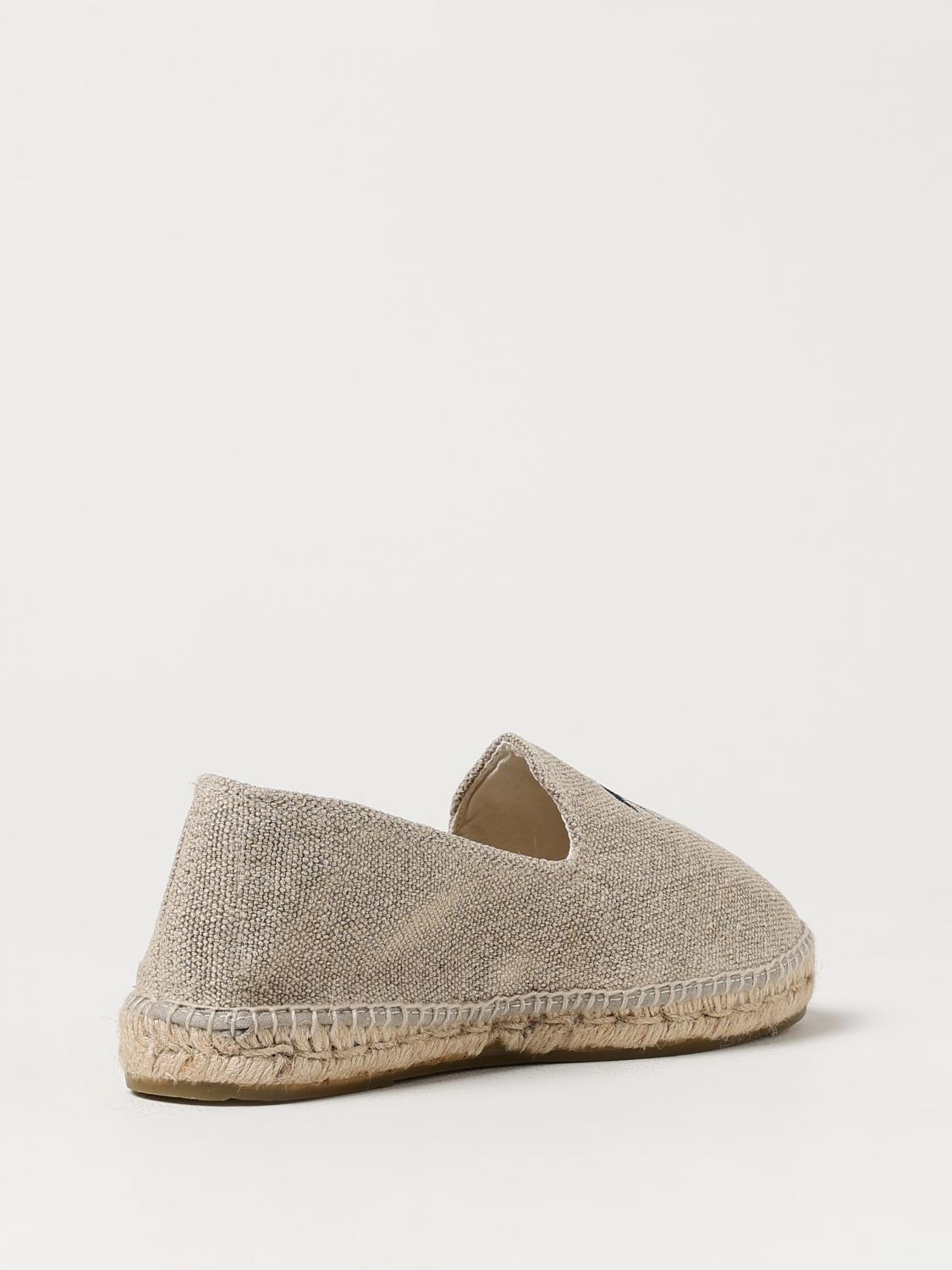 MANEBI ESPADRILLAS: Espadrillas Manebi in canvas con logo ricamato , Beige - Img 3