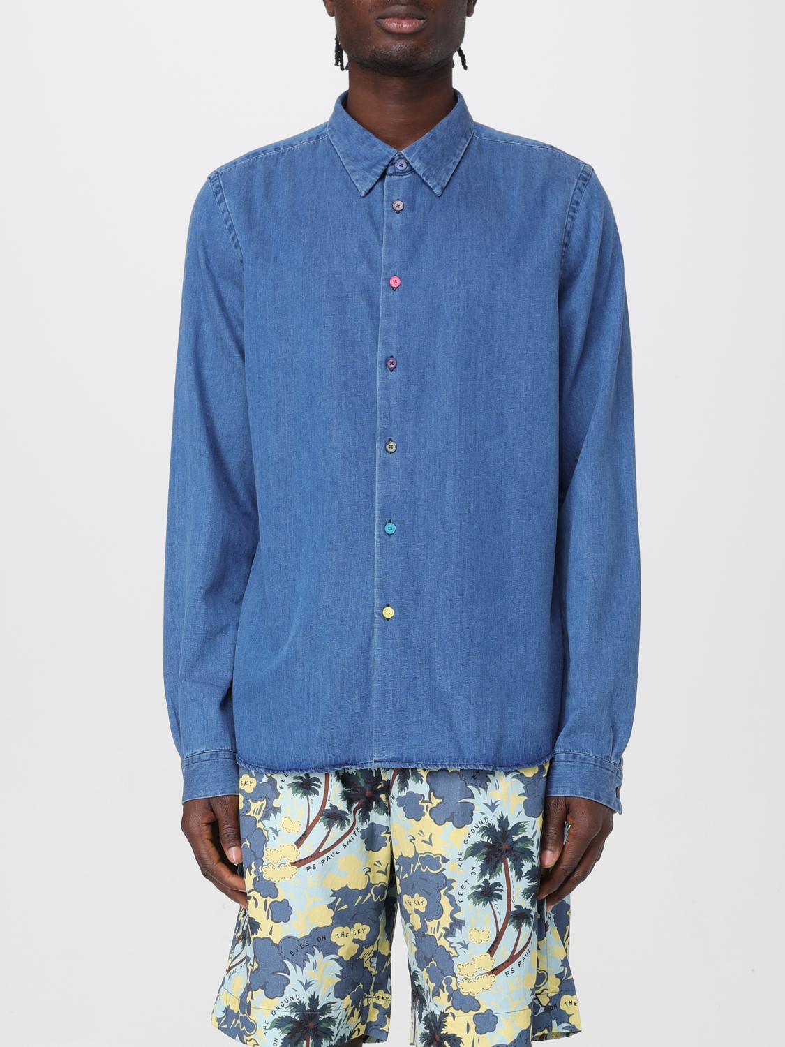 PS PAUL SMITH SHIRT: Shirt men Ps Paul Smith, Blue - Img 1