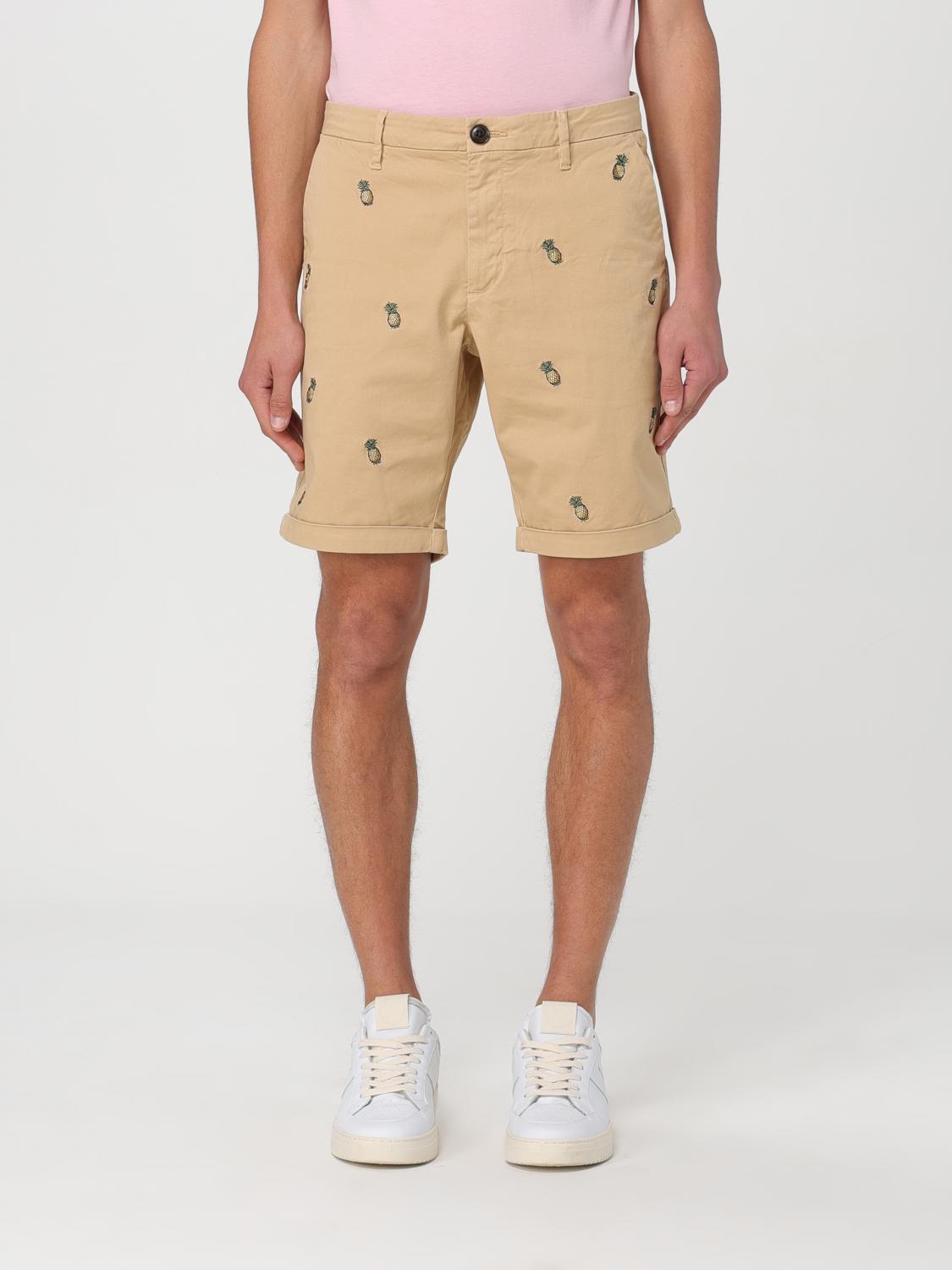 SUN68 SHORTS: Short men Sun 68, Beige - Img 1