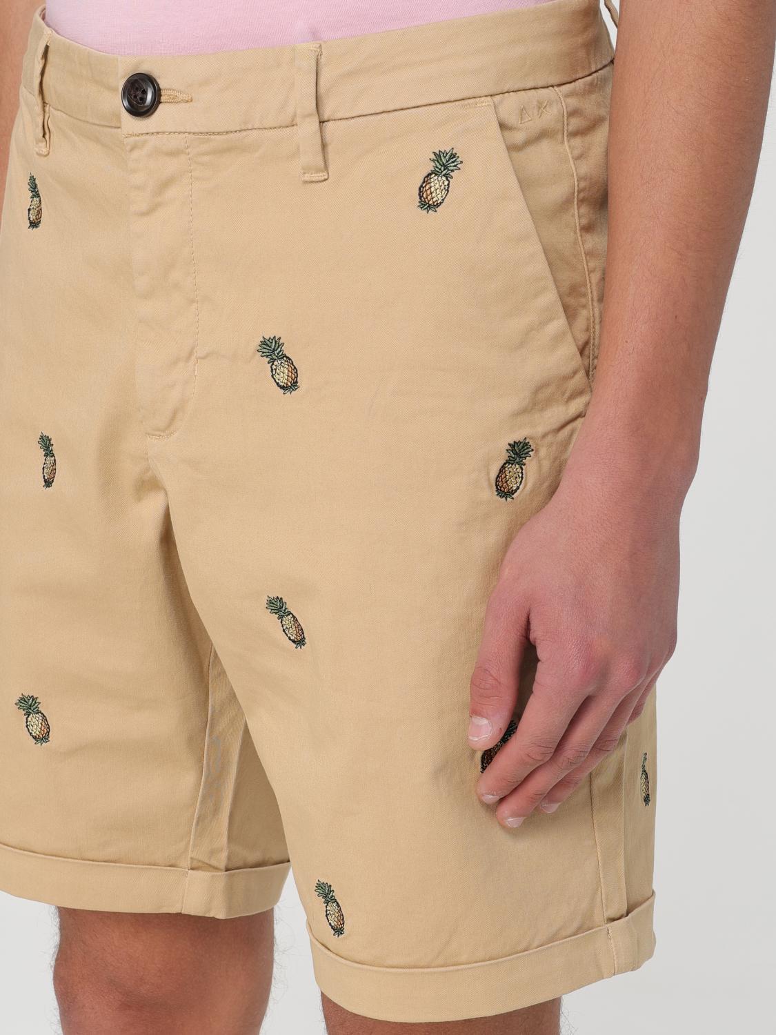 SUN68 SHORTS: Short men Sun 68, Beige - Img 3