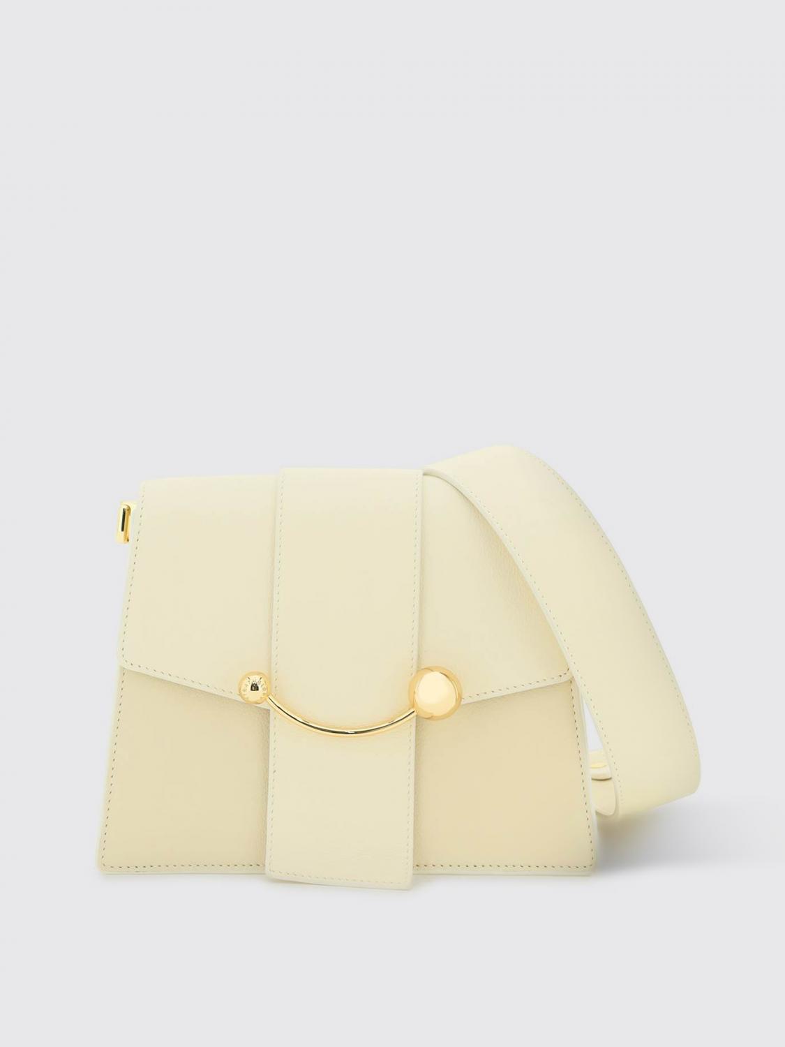 STRATHBERRY BORSA A TRACOLLA: Borsa a spalla donna Strathberry, Crema - Img 1