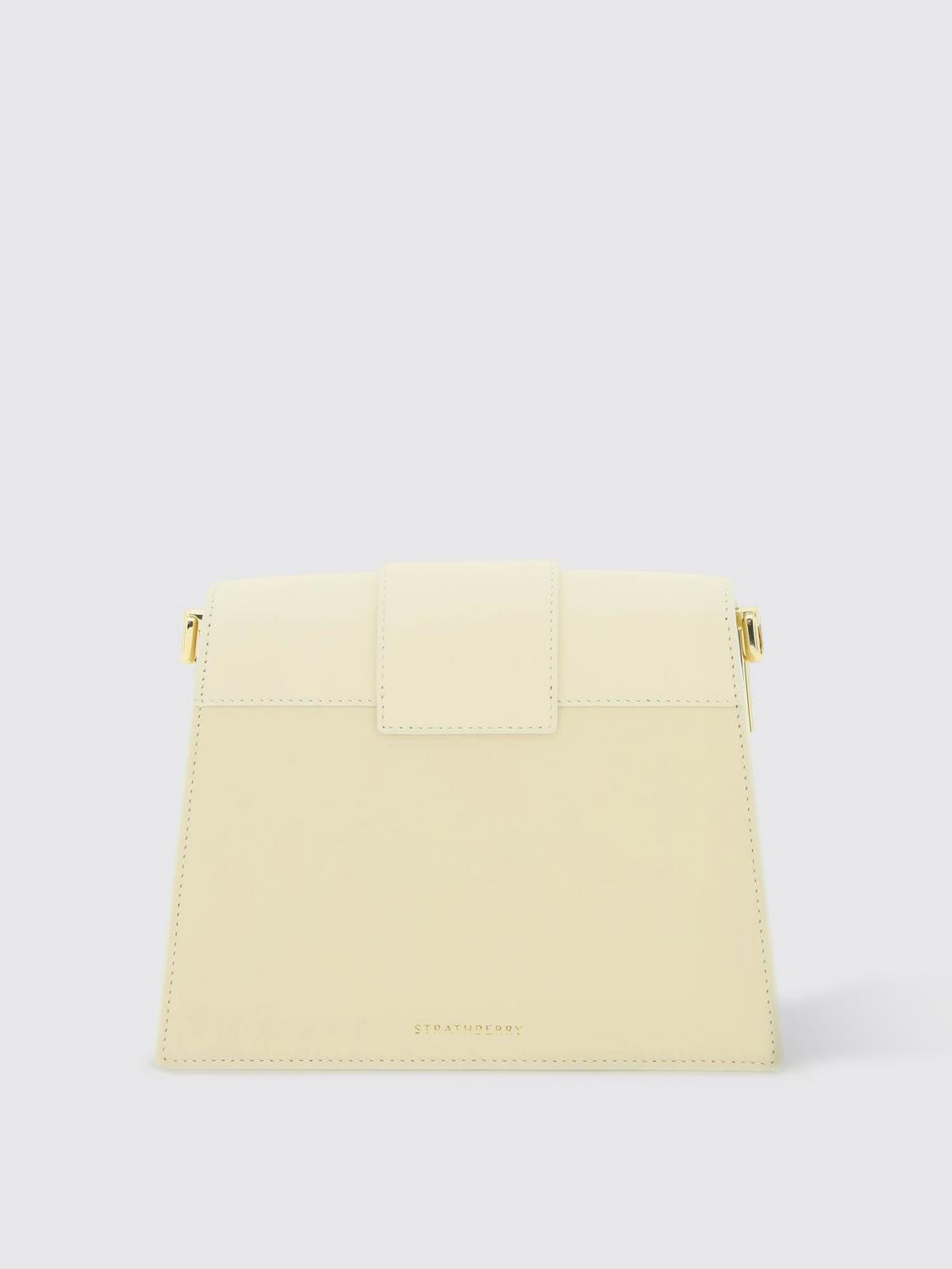 STRATHBERRY BORSA A TRACOLLA: Borsa a spalla donna Strathberry, Crema - Img 2
