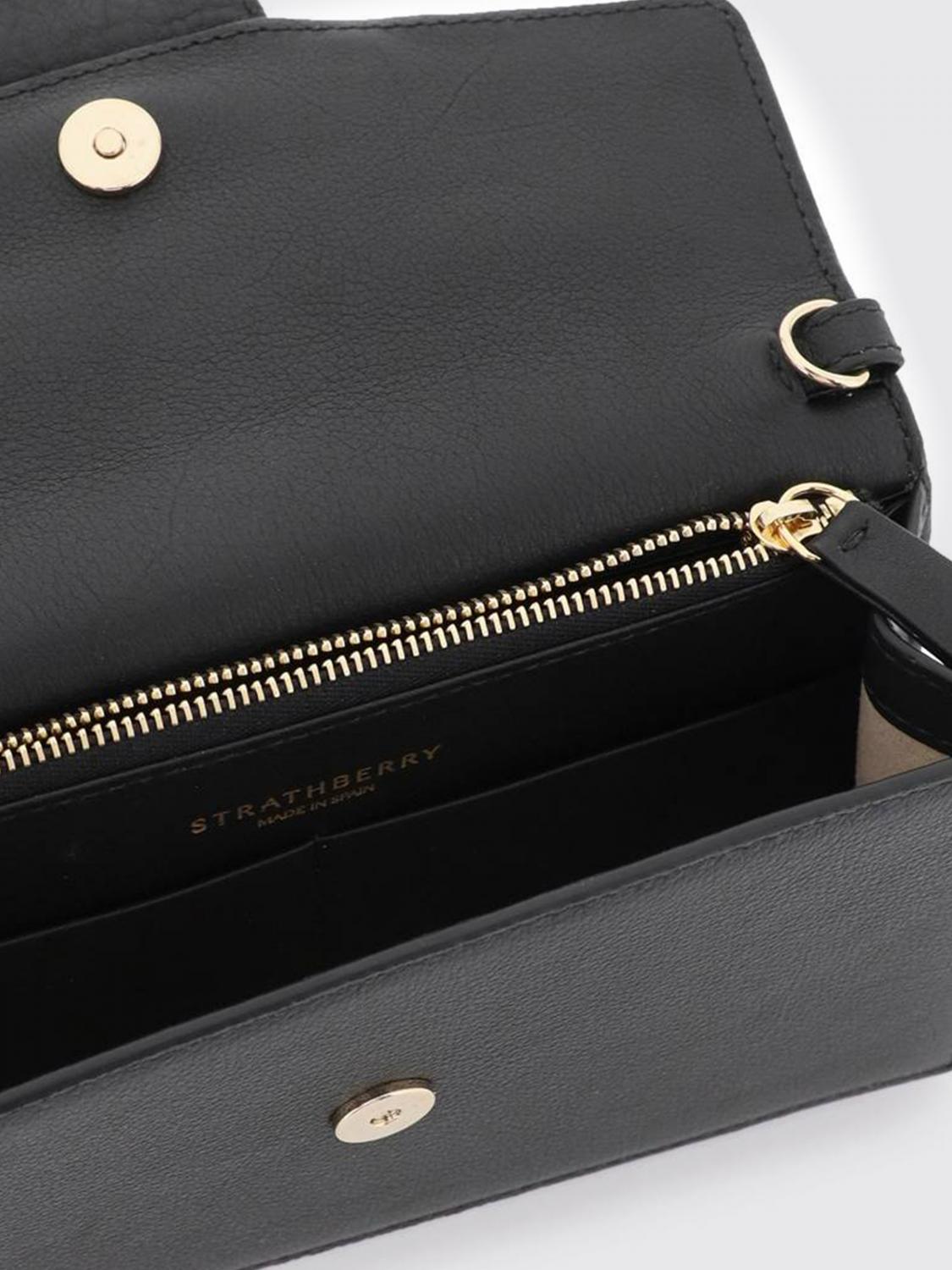 STRATHBERRY MINITASCHE: Mini-tasche damen Strathberry, Schwarz - Img 4