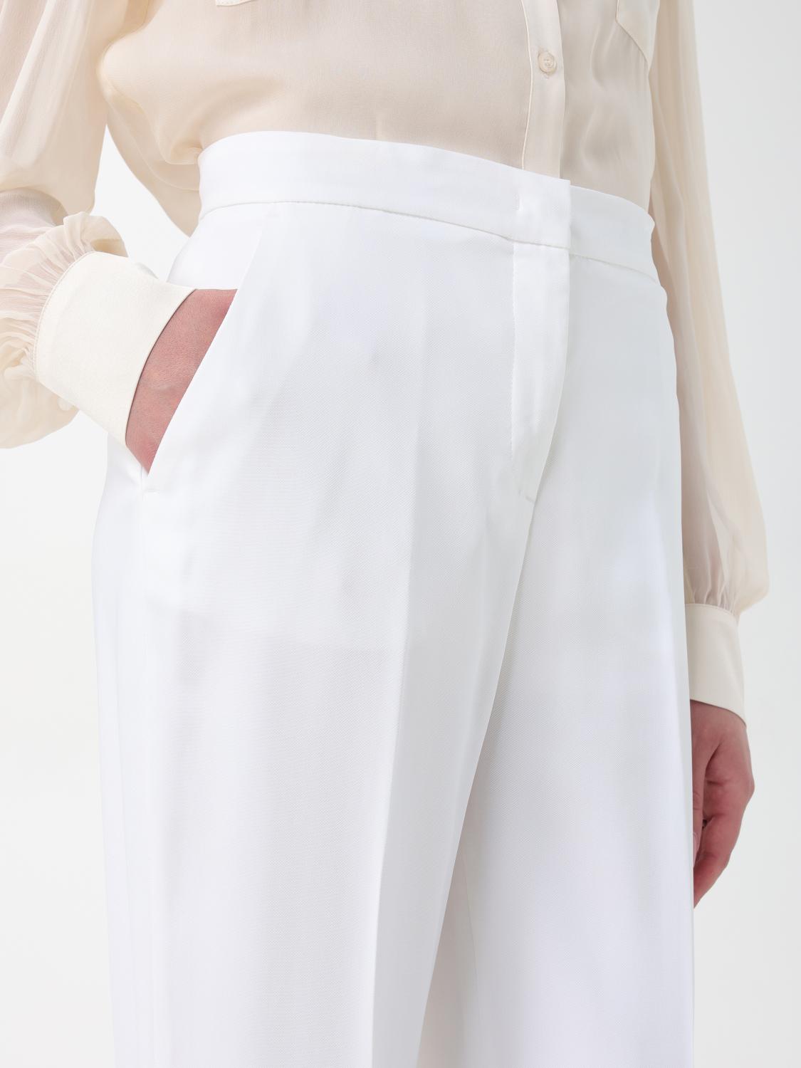 LIU JO PANTALONI: Pantalone Liu Jo in crêpe, Bianco - Img 4