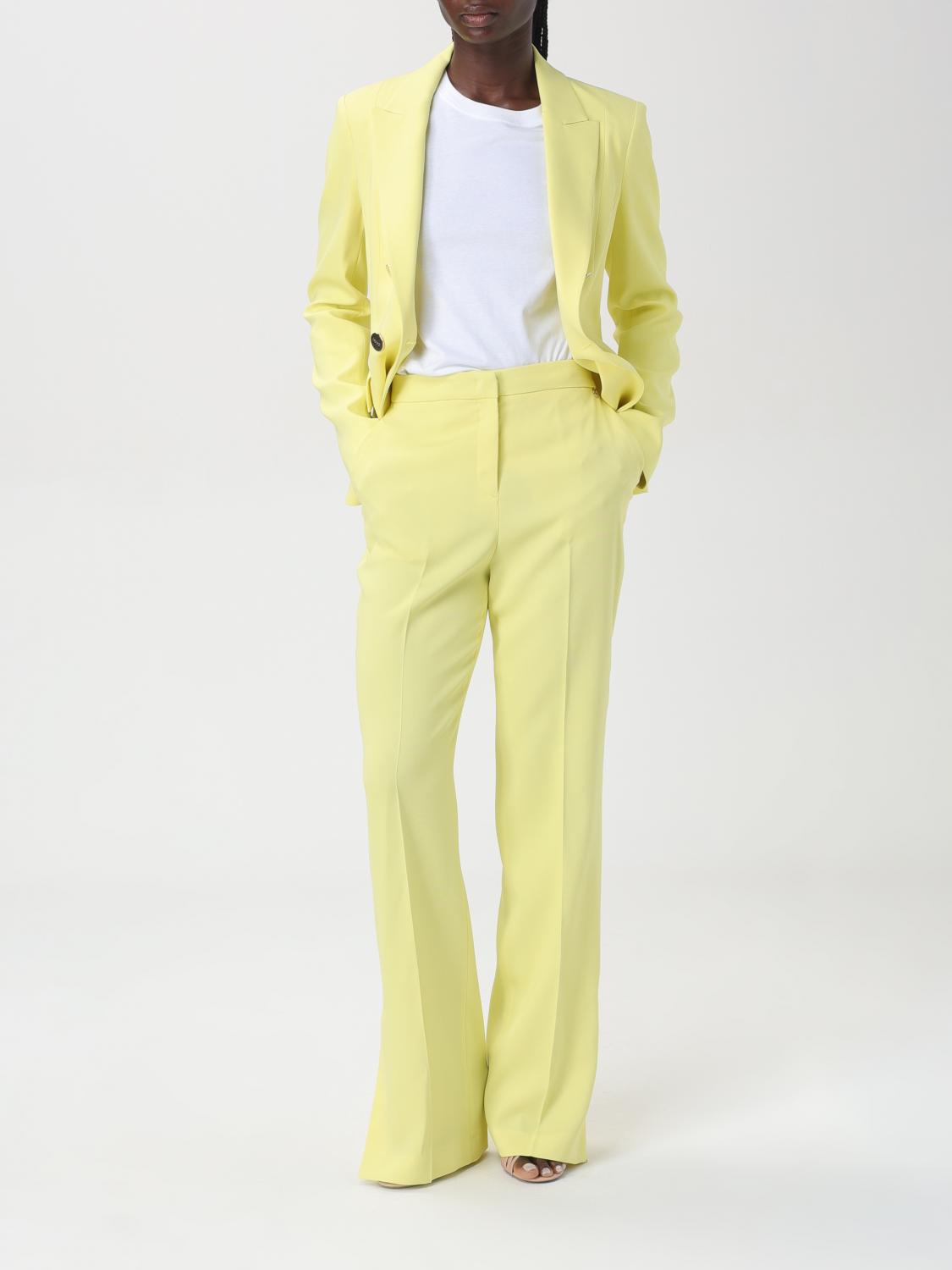 LIU JO PANTALONI: Pantalone Liu Jo in crêpe, Giallo - Img 2