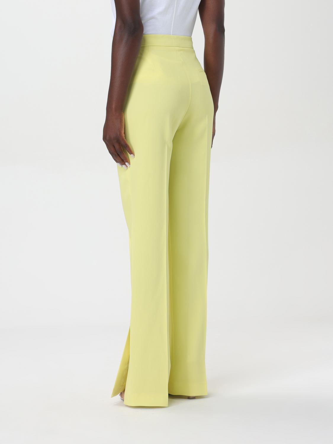 LIU JO PANTALONI: Pantalone Liu Jo in crêpe, Giallo - Img 3