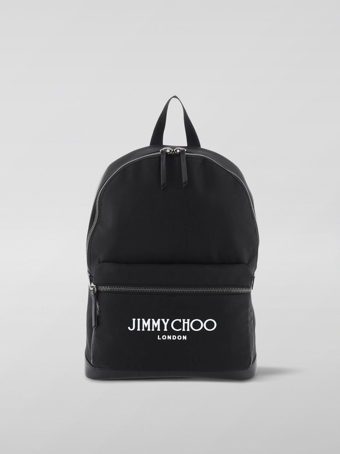 Jimmy Choo Backpack men - Black | WILMERDNH | GIGLIO.COM