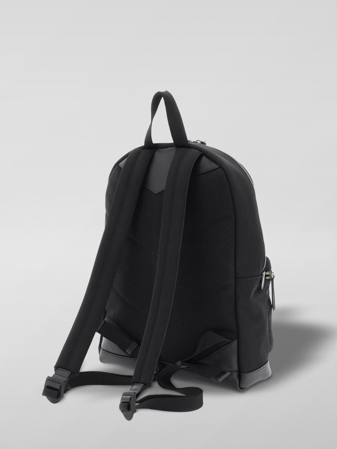 Jimmy Choo Backpack men - Black | WILMERDNH | GIGLIO.COM