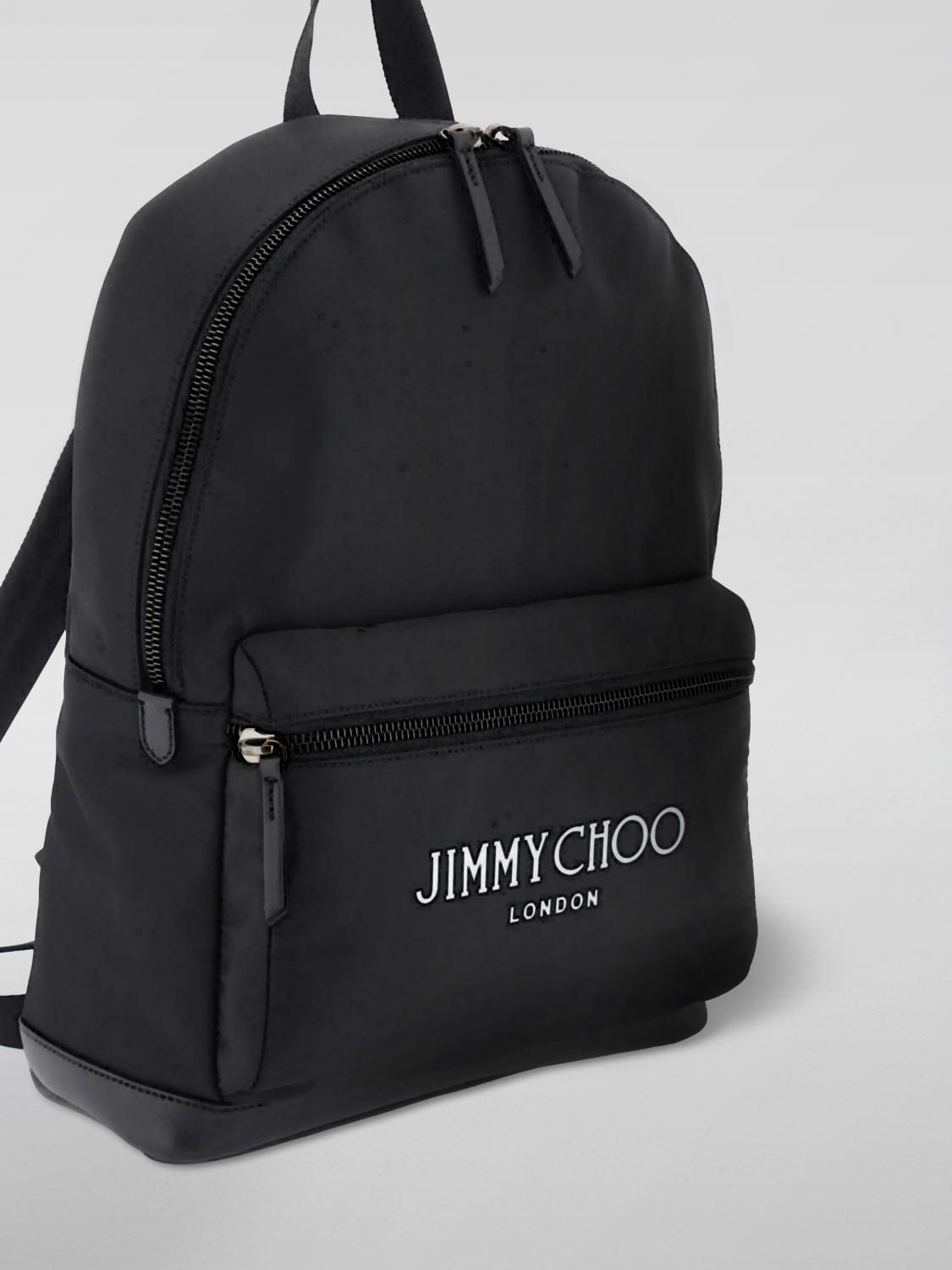 Jimmy Choo Backpack men - Black | WILMERDNH | GIGLIO.COM