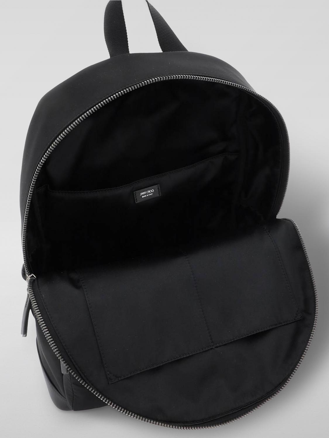 Jimmy Choo Backpack men - Black | WILMERDNH | GIGLIO.COM