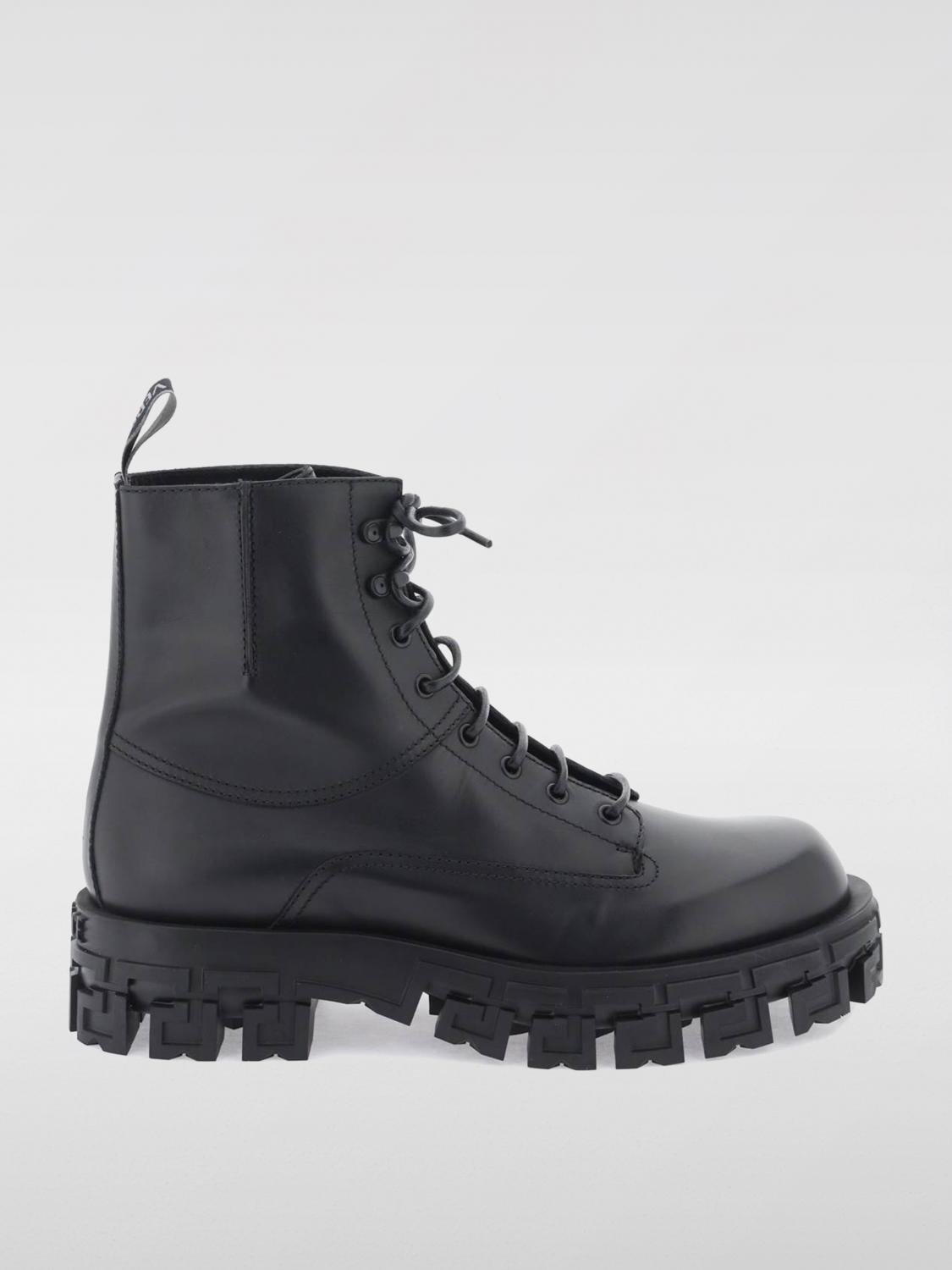 VERSACE BOOTS: Boots men Versace, Black - Img 1