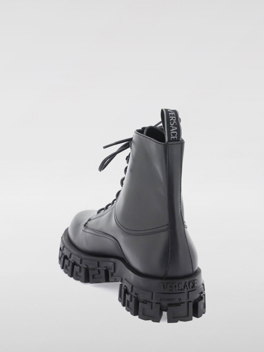 VERSACE BOOTS: Boots men Versace, Black - Img 2