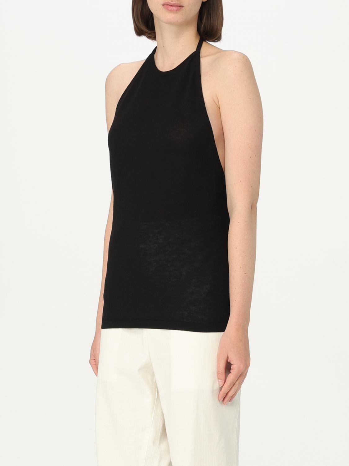 Lemaire Top woman - Black | TO1228LK116 | GIGLIO.COM