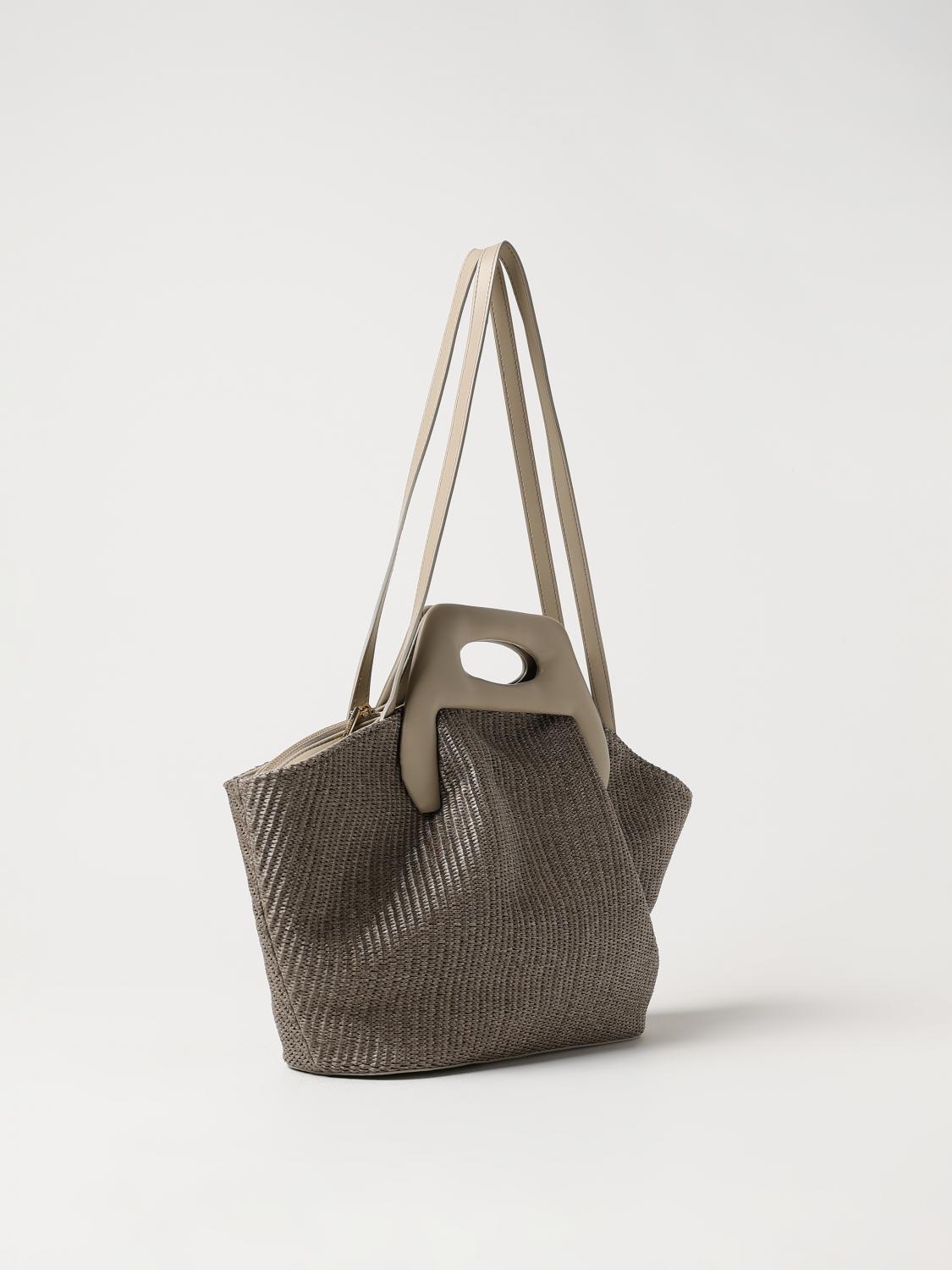 THEMOIRÈ SCHULTERTASCHE: Rucksack damen Themoiré, Beige - Img 2