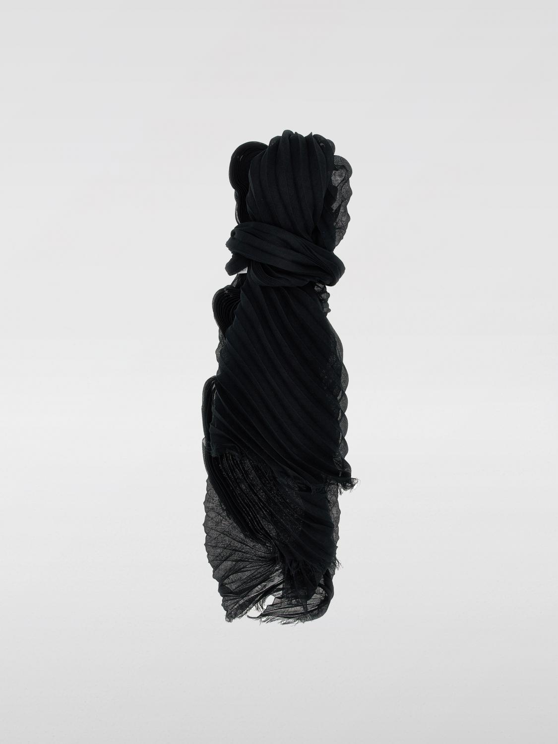 スカーフ ISSEY MIYAKE Woman Neck scarf Black IM46AD101 15 Issey Miyake Outlet: Neck scarf woman - Black | Issey Miyake