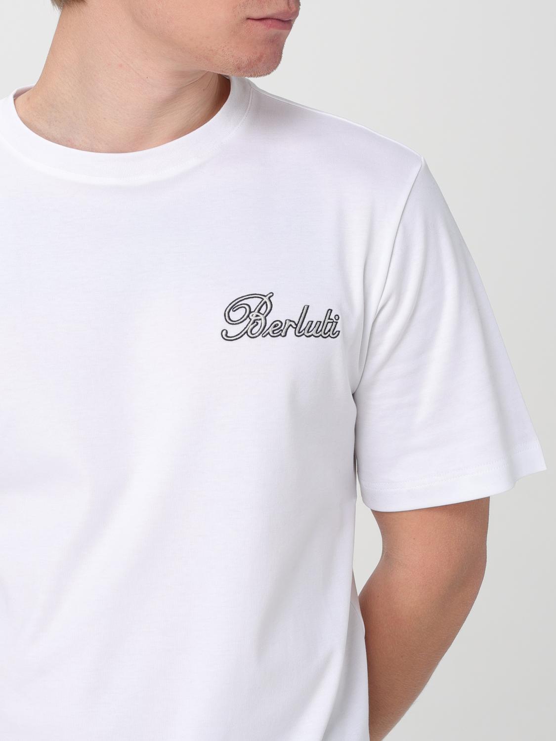 Berluti T-shirt men - White | R26JRS124001 | GIGLIO.COM
