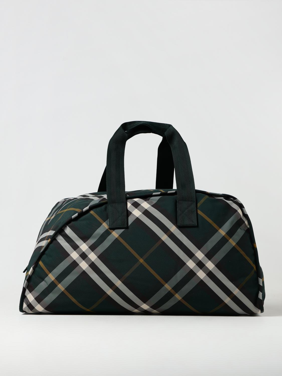 BURBERRY SAC DE VOYAGE: Sac homme Burberry, Vert - Img 1