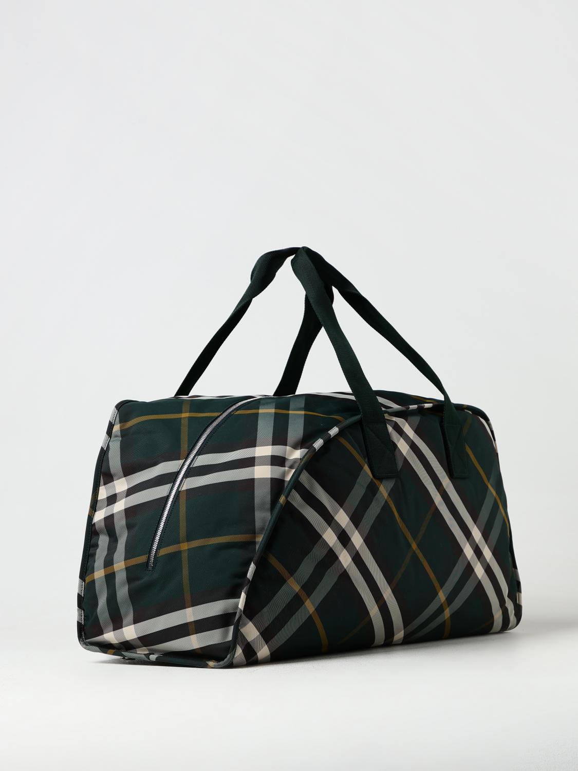 BURBERRY SAC DE VOYAGE: Sac homme Burberry, Vert - Img 3