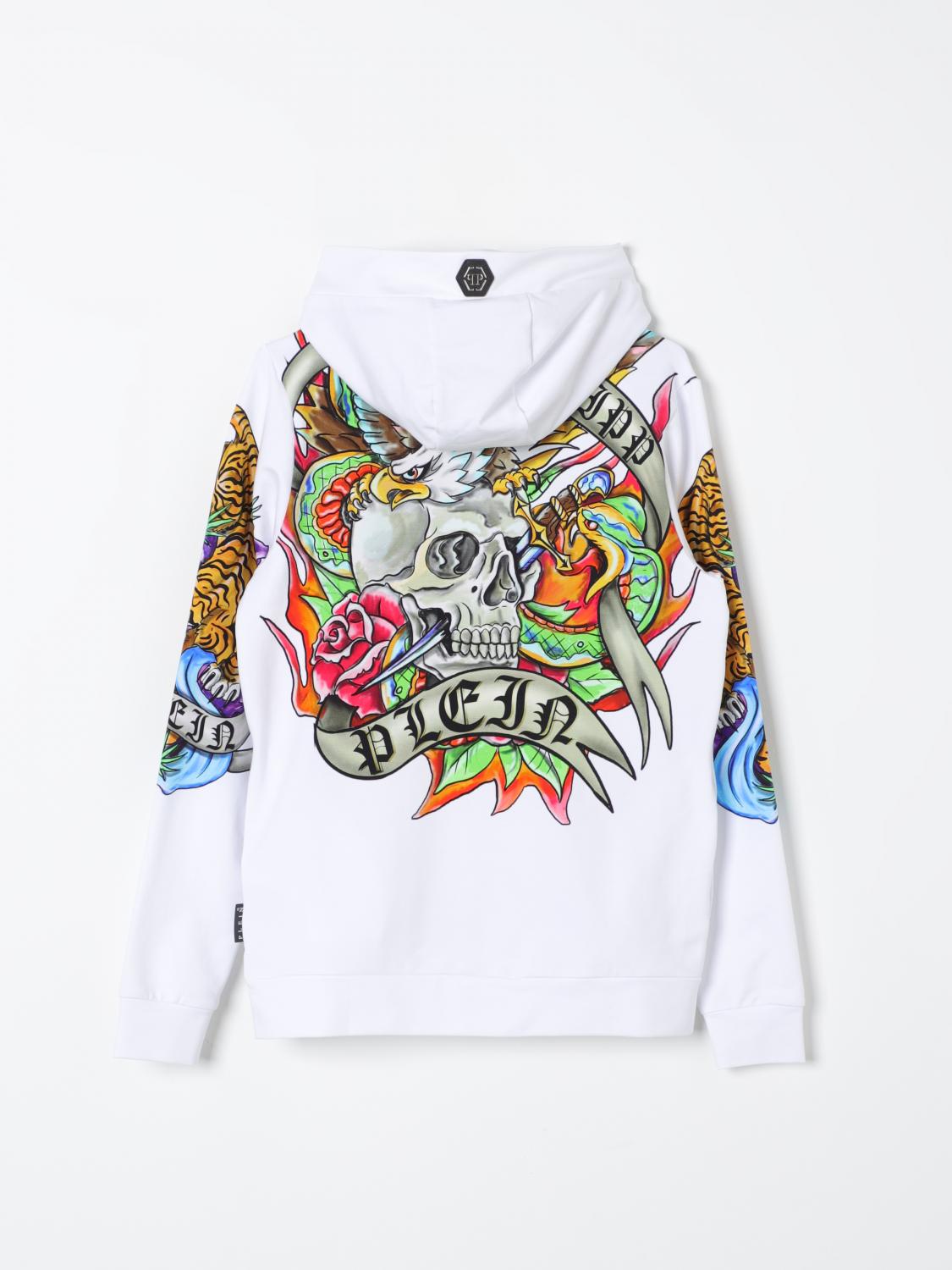 PHILIPP PLEIN PULLOVER: Pullover kinder Philipp Plein, Weiß - Img 2