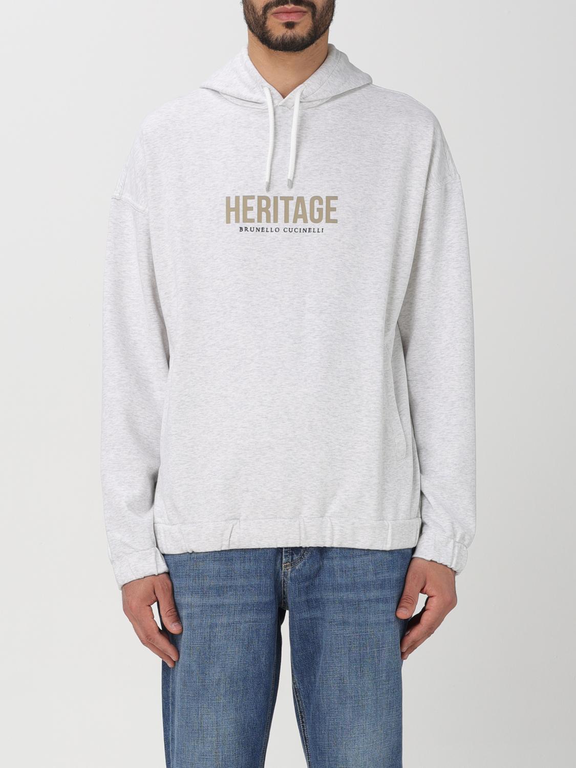 BRUNELLO CUCINELLI: Sweatshirt men - Grey | Brunello