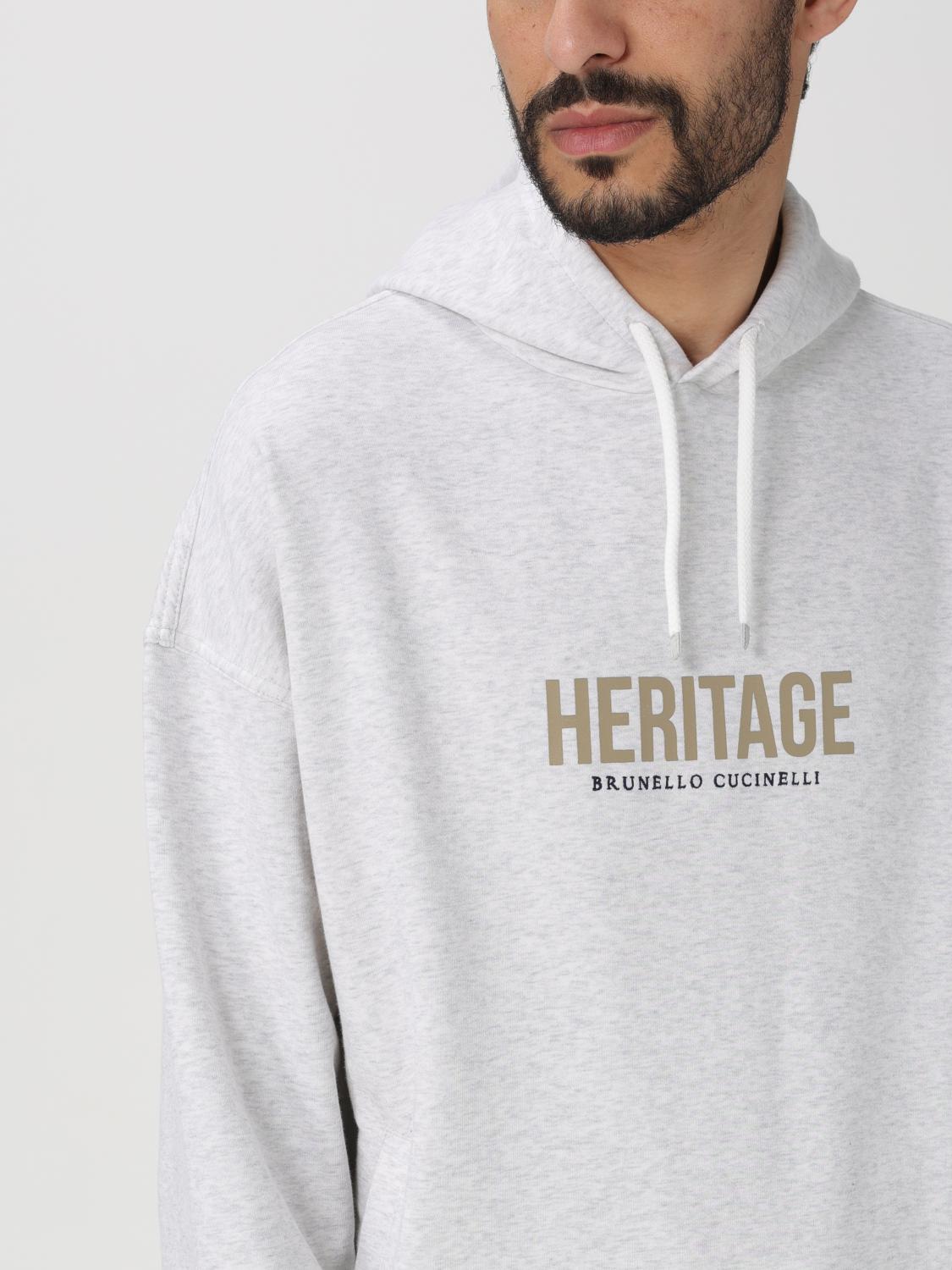 ロゴ刺繍入り●最高級コットン●Brunello Cucinelli●スウェット Brunello Cucinelli logo-embroidered Sweatshirt | Blue