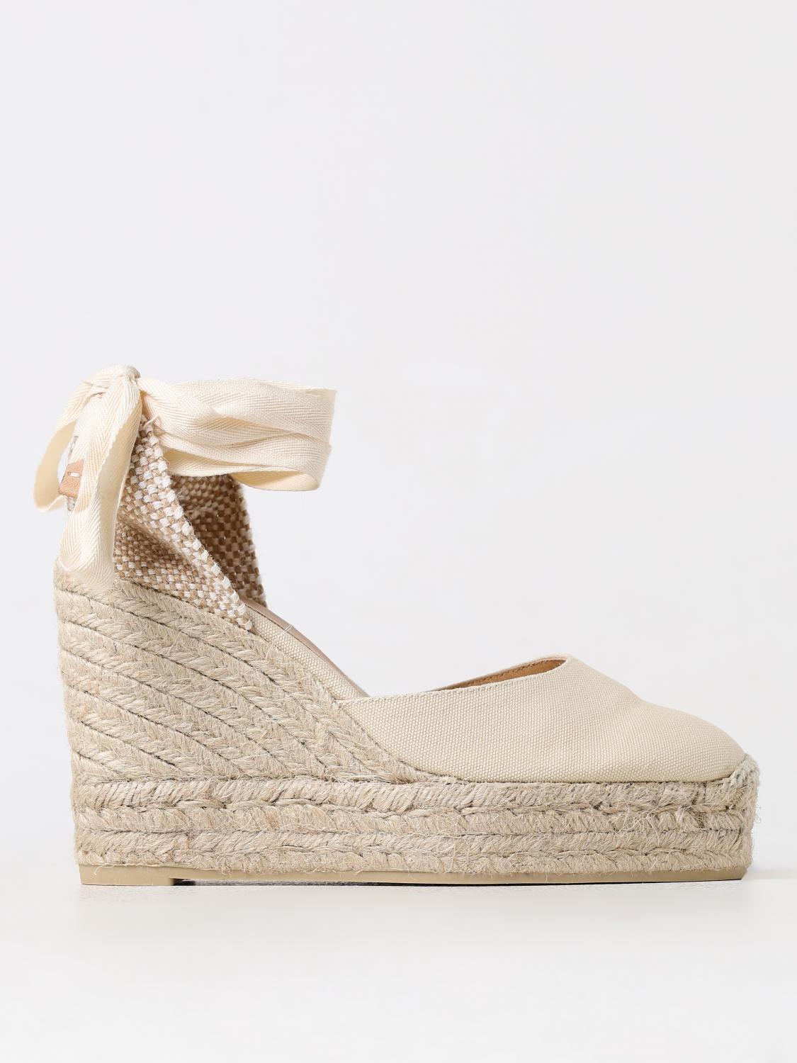 CASTAÑER WEDGE SHOES: Shoes woman CastaÑer, Ivory - Img 1