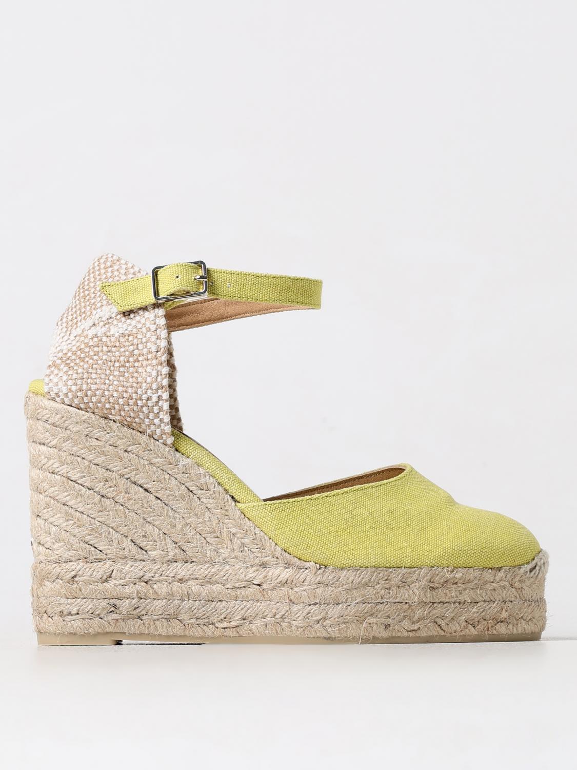 CASTAÑER WEDGE SHOES: Shoes woman CastaÑer, Yellow - Img 1