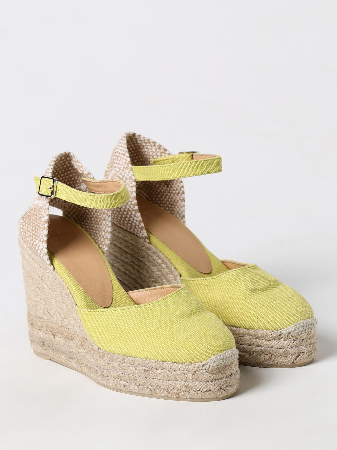 CASTAÑER WEDGE SHOES: Shoes woman CastaÑer, Yellow - Img 2