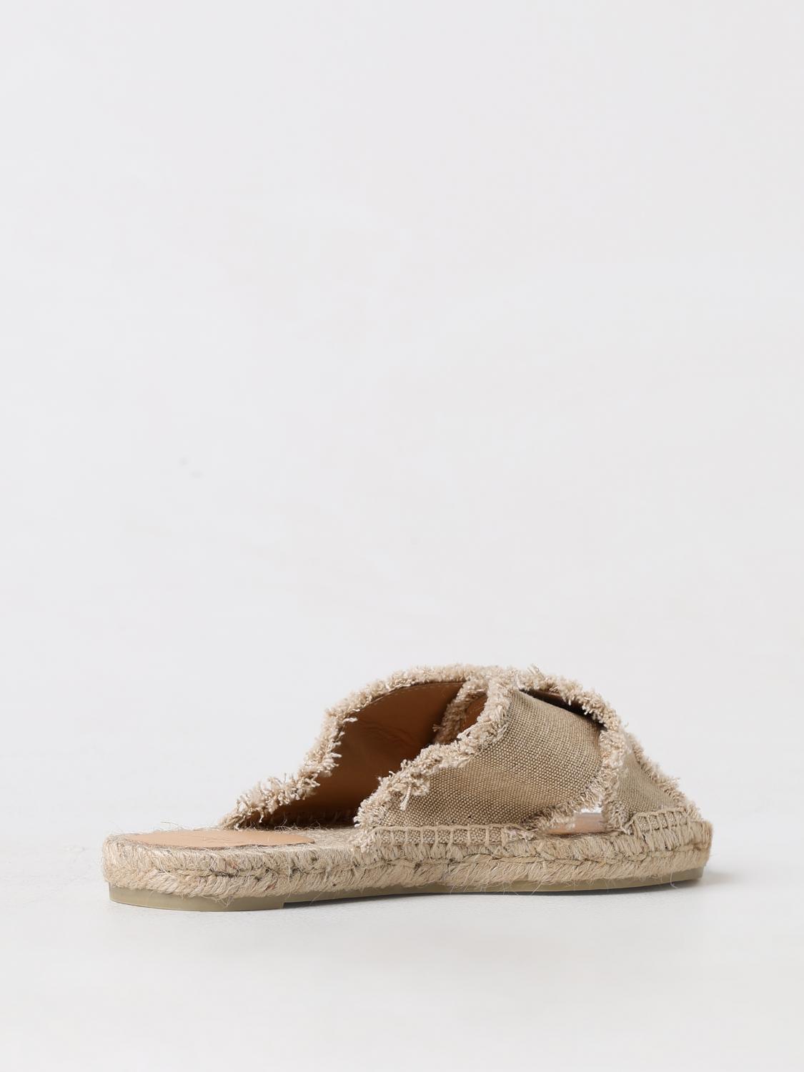 CASTAÑER FLAT SANDALS: Flat sandals woman CastaÑer, Beige - Img 3