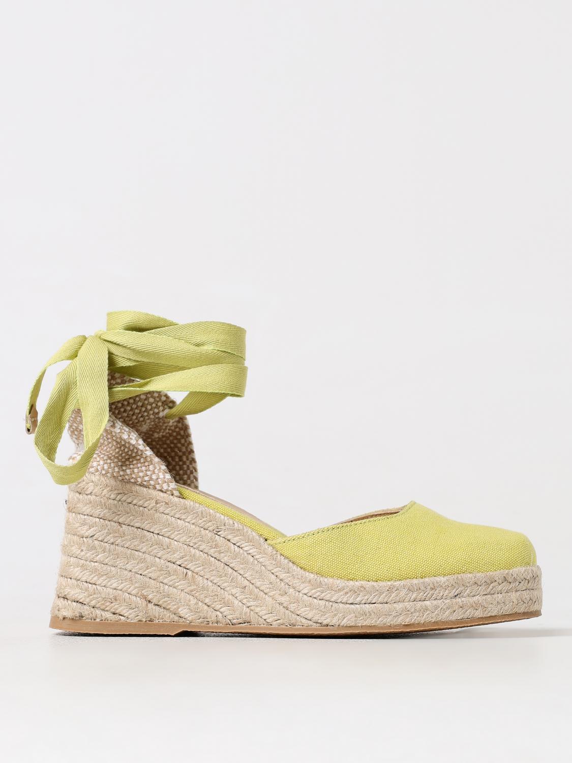 CASTAÑER WEDGE SHOES: Wedge shoes woman CastaÑer, Yellow - Img 1