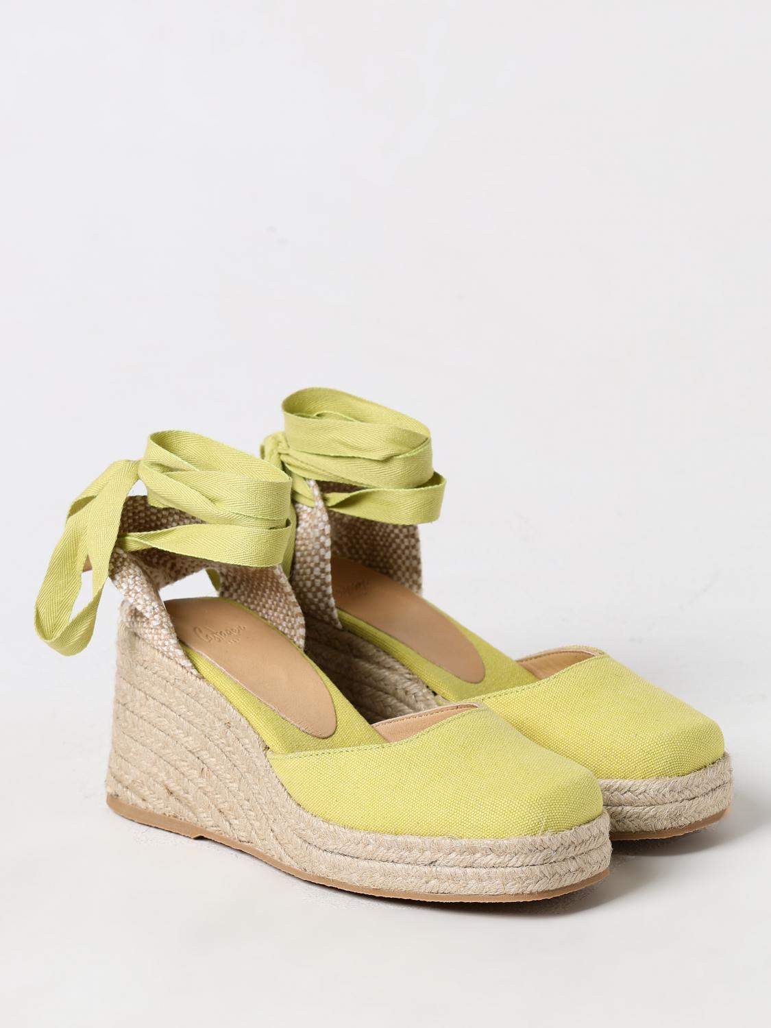 CASTAÑER WEDGE SHOES: Wedge shoes woman CastaÑer, Yellow - Img 2