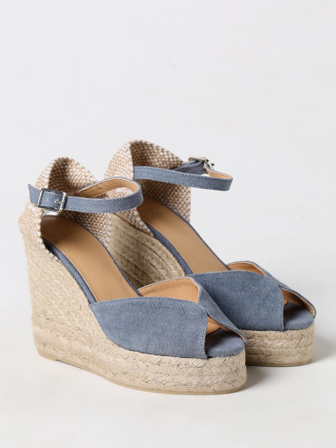 CASTAÑER WEDGE SHOES: Wedge shoes woman CastaÑer, Blue - Img 2