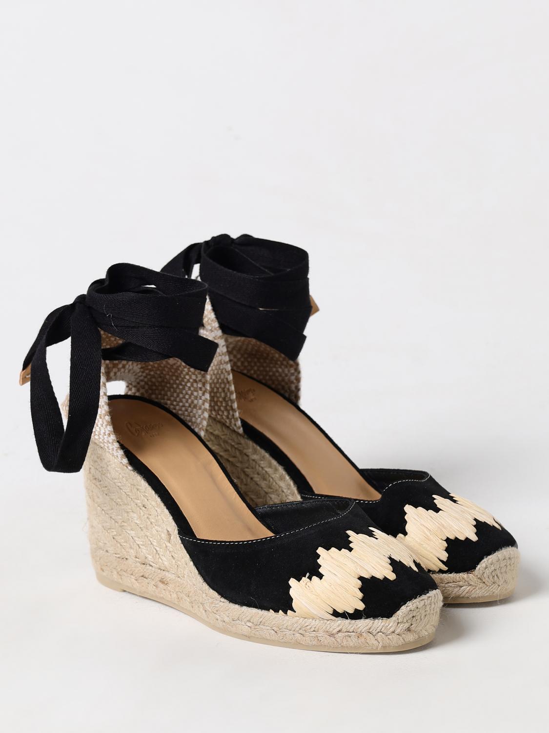 CASTAÑER WEDGE SHOES: Wedge shoes woman CastaÑer, Black - Img 2