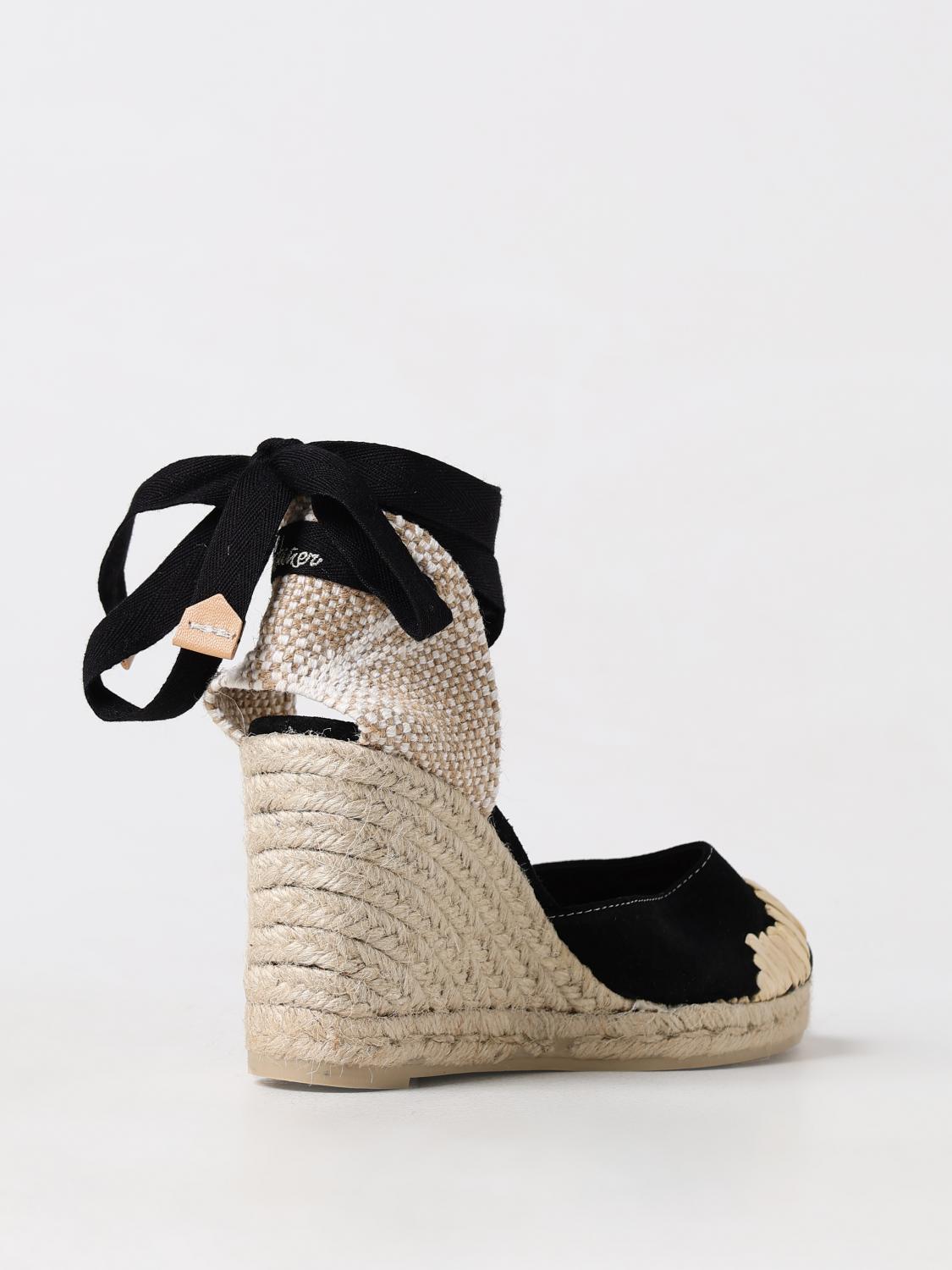 CASTAÑER WEDGE SHOES: Wedge shoes woman CastaÑer, Black - Img 3