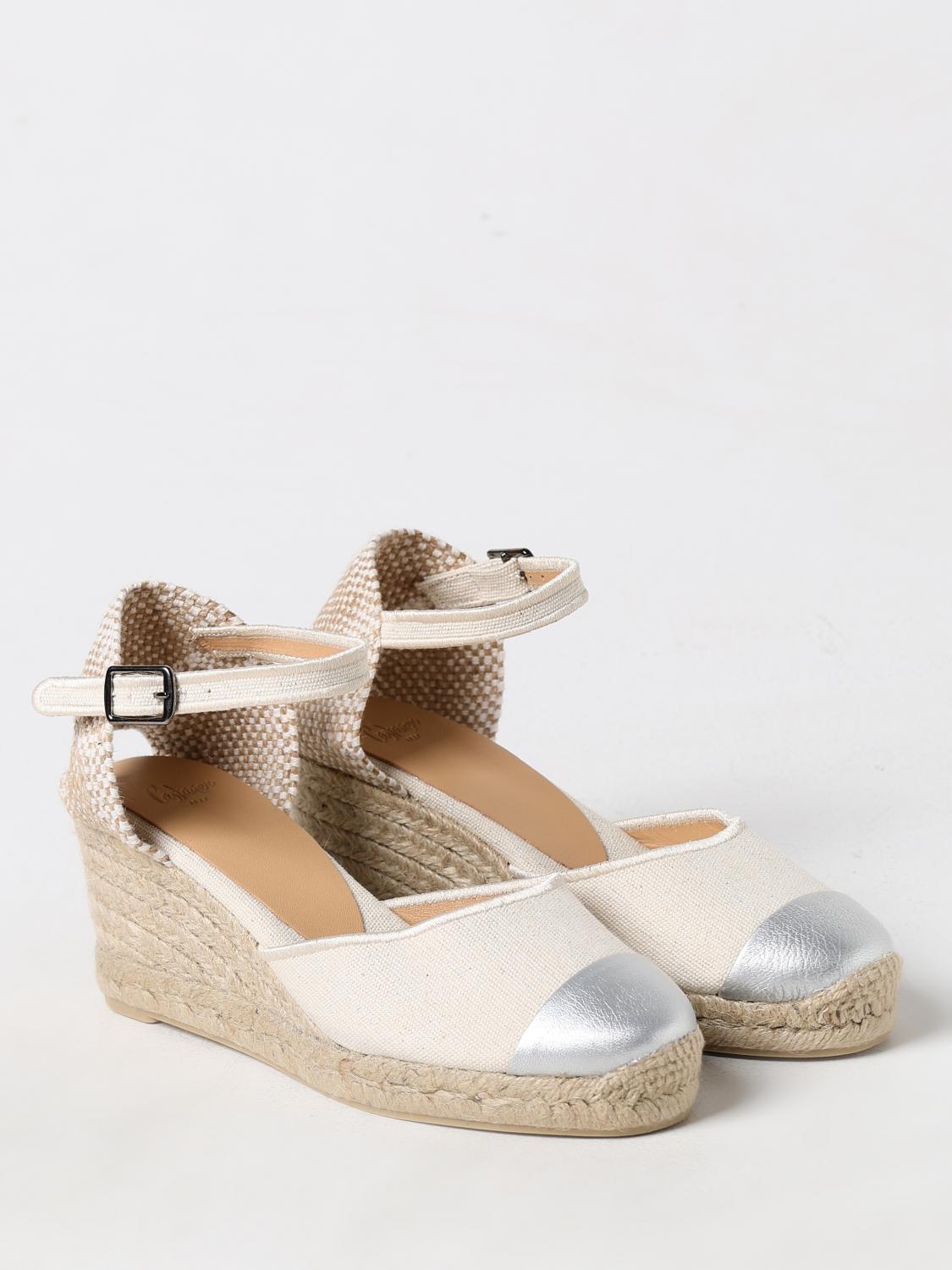 CASTAÑER WEDGE SHOES: Wedge shoes woman CastaÑer, Ivory - Img 2