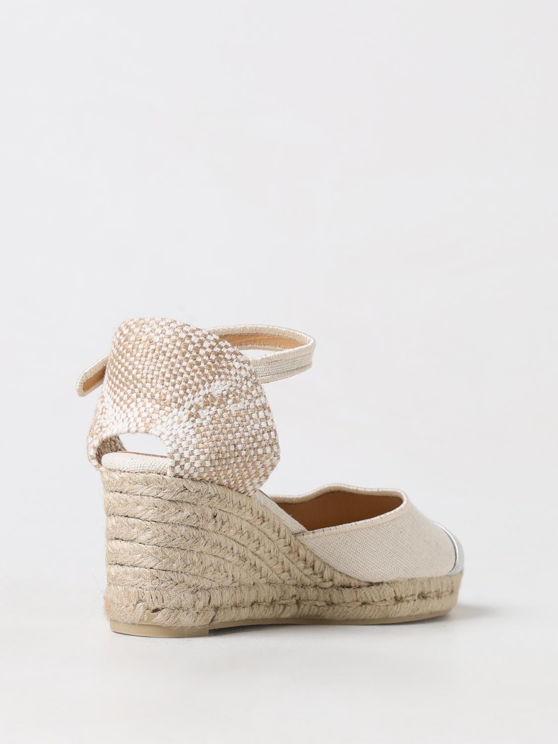 CASTAÑER WEDGE SHOES: Wedge shoes woman CastaÑer, Ivory - Img 3