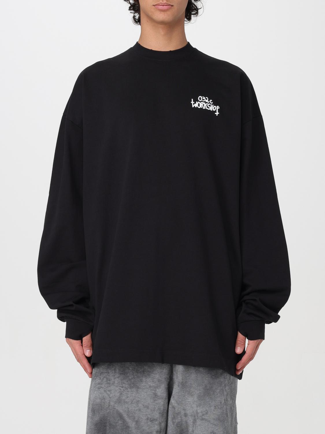 032C T-SHIRT: T-shirt men 032c, Black - Img 1