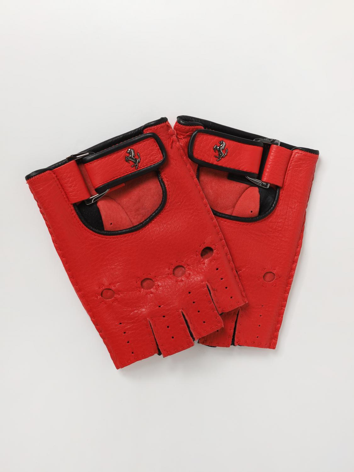 FERRARI GLOVES: Gloves men Ferrari, Red - Img 1