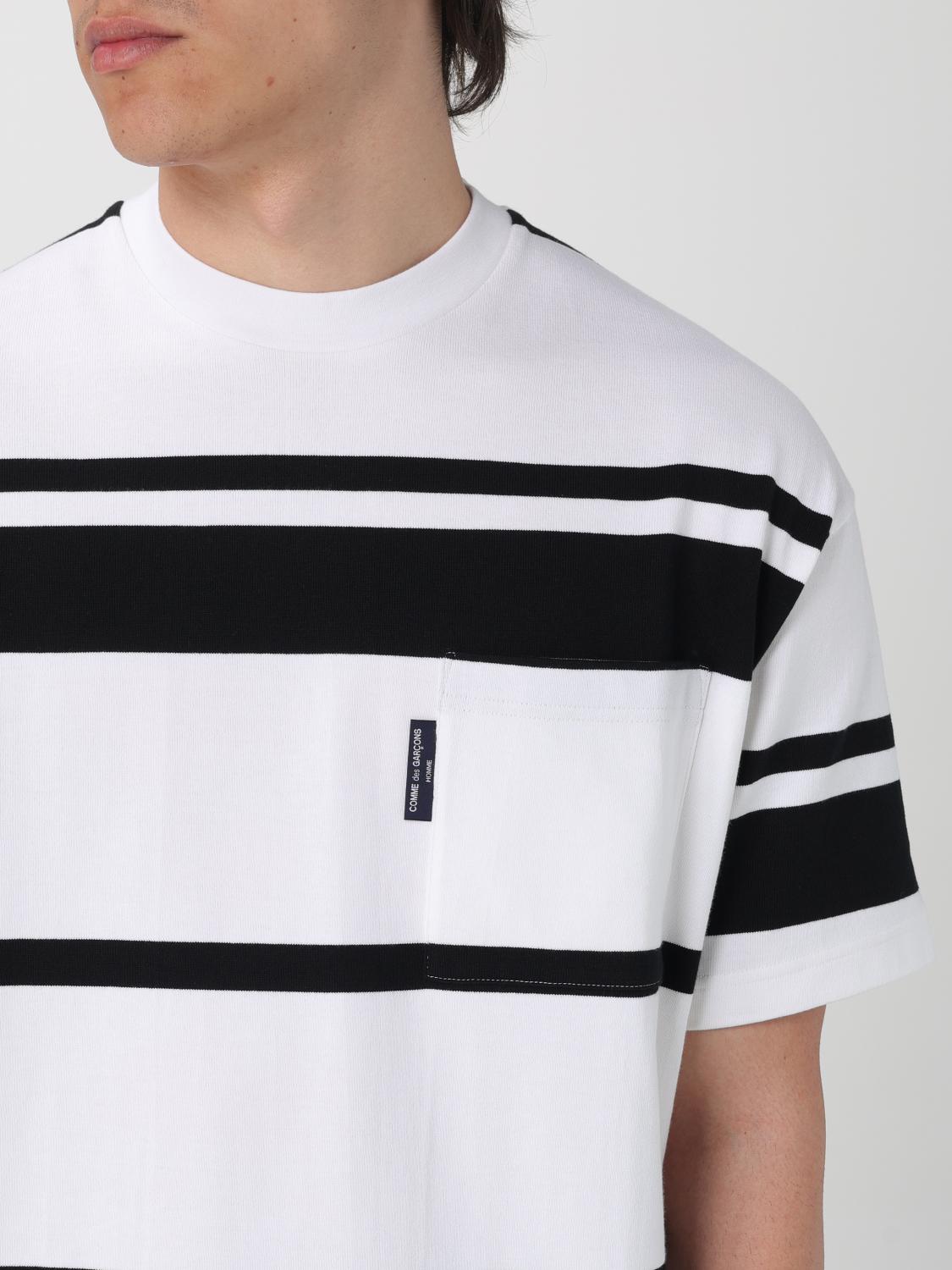 【新season】 Comme des Garcons Homme Plus Tシャツ メンズ Comme Des Garçons Homme Plus button-detail T-shirt | Black